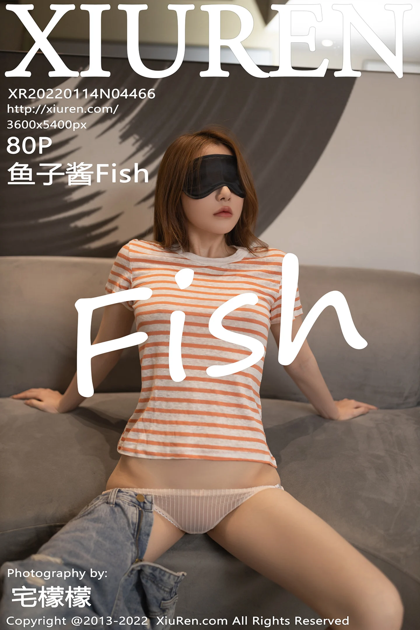 [XiuRen秀人网]VOL.4466 模特鱼子酱Fish情趣捆绑情节主题脱牛仔裤露翘臀惹火诱惑写真80P-秀人网官方网站
